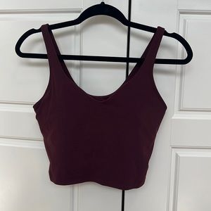 Lululemon align tank size 8 maroon